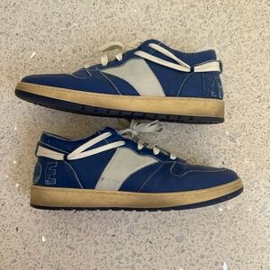 RHUDE leather sneakers, size 10